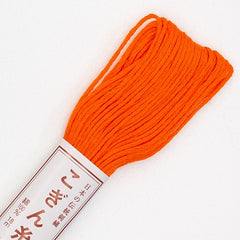 Sashiko Thread - Olympus Kogin - Solid Color - 173 Bright Orange