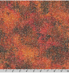 *Blender - Tonal Texture - Atlantia - 18284-101 - Flame (Dark Orange, Brick Red, Copper) - Last 1 5/8 Yards