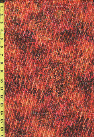 *Blender - Tonal Texture - Atlantia - 18284-101 - Flame (Dark Orange, Brick Red, Copper)