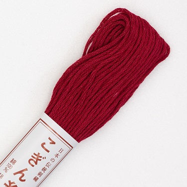 Sashiko Thread - Olympus Kogin - Solid Color - 194 Rich Red