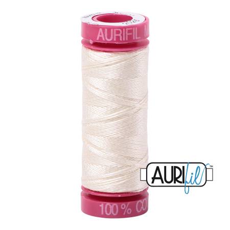 Aurifil 12wt Cotton Thread - 54 yards - 2026 Chalk