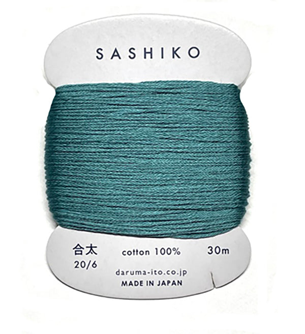 Sashiko Thread - Daruma - Medium/ Regular Weight - 30m - # 205 Teal