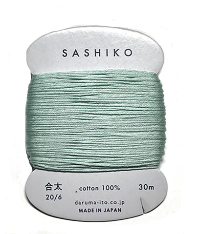 Sashiko Thread - Daruma - Medium/Regular Weight - 30m Cards (Brown #218)