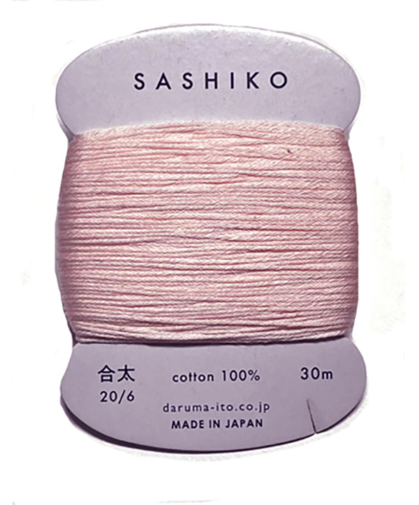 Sashiko Thread - Daruma - Medium/ Regular Weight - 30m - # 209 Sakura Pink