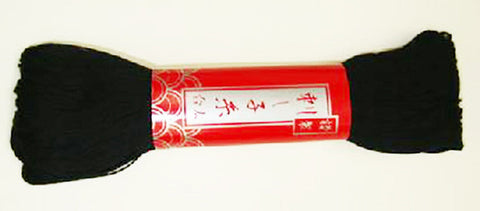 Sashiko Thread - Yokota - Large 100m Skeins - Medium Weight - # 20 Black