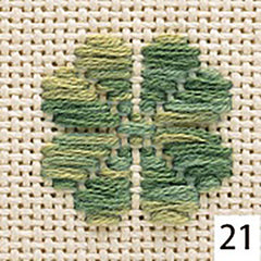 Sashiko Thread - Olympus Kogin - Variegated - 21 Green