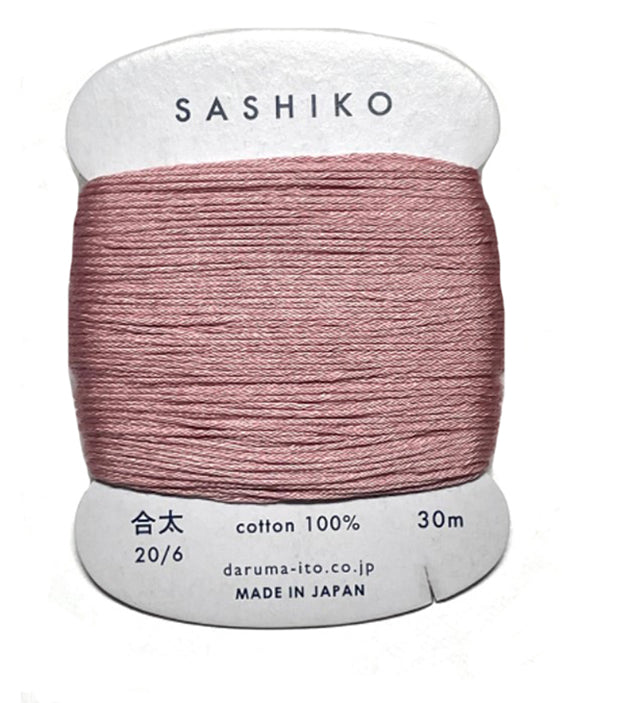 Sashiko Thread - Daruma - Medium/ Regular Weight - 30m - # 211 Mauve