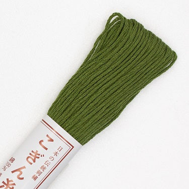 Sashiko Thread - Olympus Kogin - Solid Color - 218 Avocado