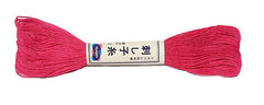 Sashiko Thread - Olympus 20m - Solid Color - # 21 Hot Pink