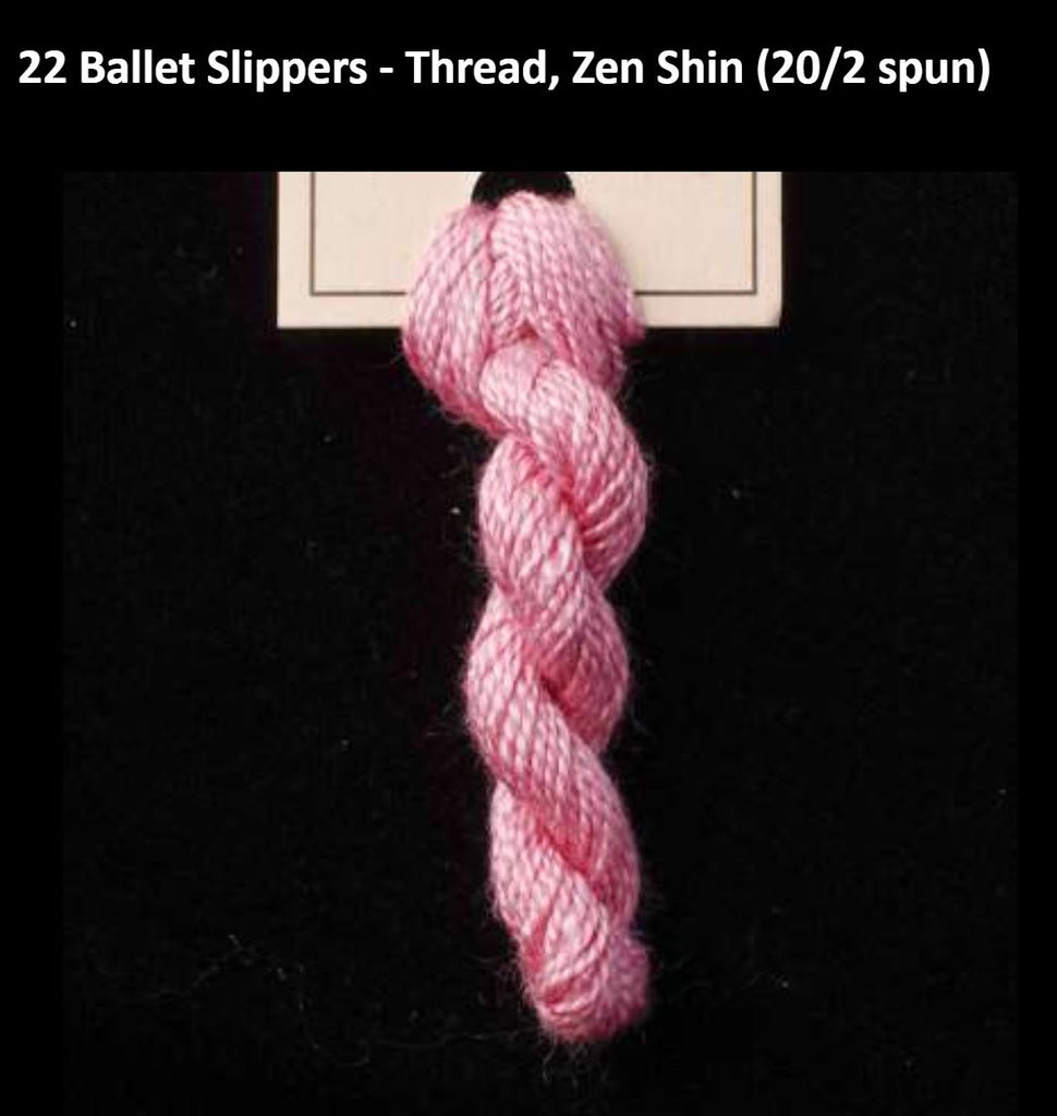 TREENWAY SILKS - Zen Shin (20/2) Silk Thread - # 0022 Ballet Slippers