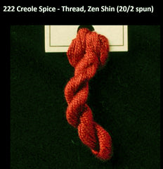 TREENWAY SILKS - Zen Shin (20/2) Silk Thread - # 0222 Creole Spice
