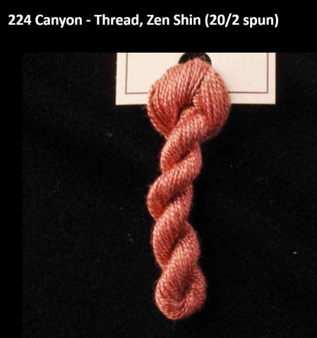 TREENWAY SILKS - Zen Shin (20/2) Silk Thread - # 0224 Canyon