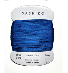 Sashiko Thread - Daruma - Medium/ Regular Weight - 30m - # 225 Ocean Blue