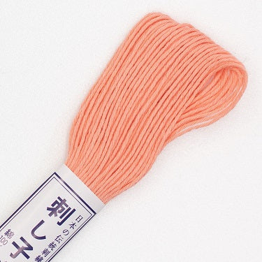 Sashiko Thread - Olympus 20m - Solid Color - # 25 Melon
