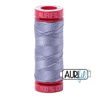 Aurifil 12wt Cotton Thread - 54 yards - 2524 Gray-Violet