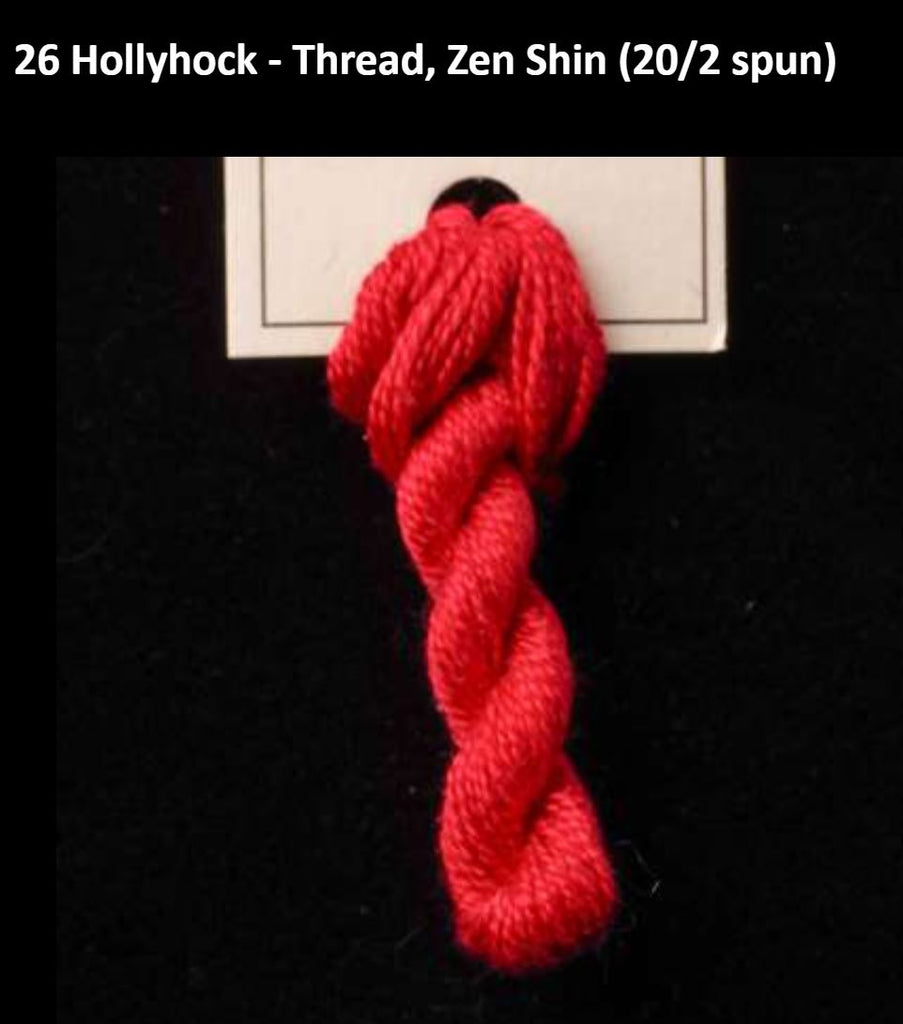 TREENWAY SILKS - Zen Shin (20/2) Silk Thread - # 0026 Hollyhock