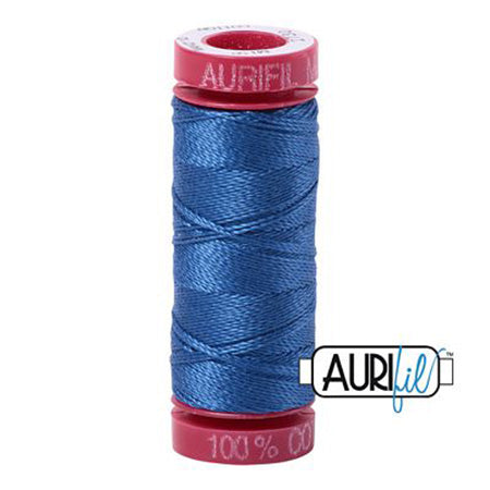 Aurifil 12wt Cotton Thread - 54 yards - 2730 Delft Blue