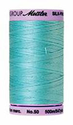 Mettler Cotton Sewing Thread - 50wt - 547 yd/ 500M - 2792 Blue Curaco