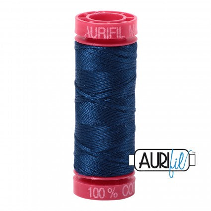 Aurifil 12wt Cotton Thread - 54 yards - 2783 Medium Delft Blue