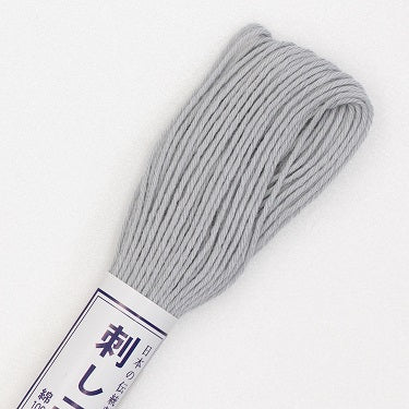 Sashiko Thread - Olympus 20m - Solid Color - # 28 Gray