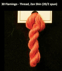 TREENWAY SILKS - Zen Shin (20/2) Silk Thread - # 0030 Flamingo