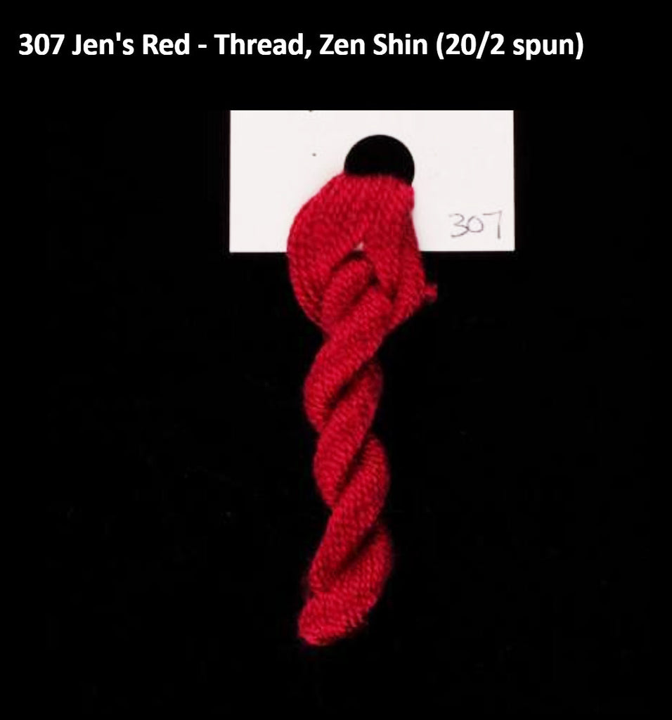TREENWAY SILKS - Zen Shin (20/2) Silk Thread - # 0307 Jen's Red