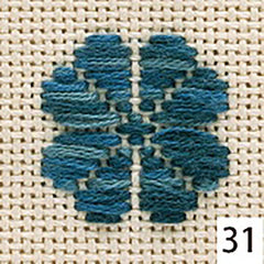 Sashiko Thread - Olympus Kogin - Variegated - 31 Blue-Gray