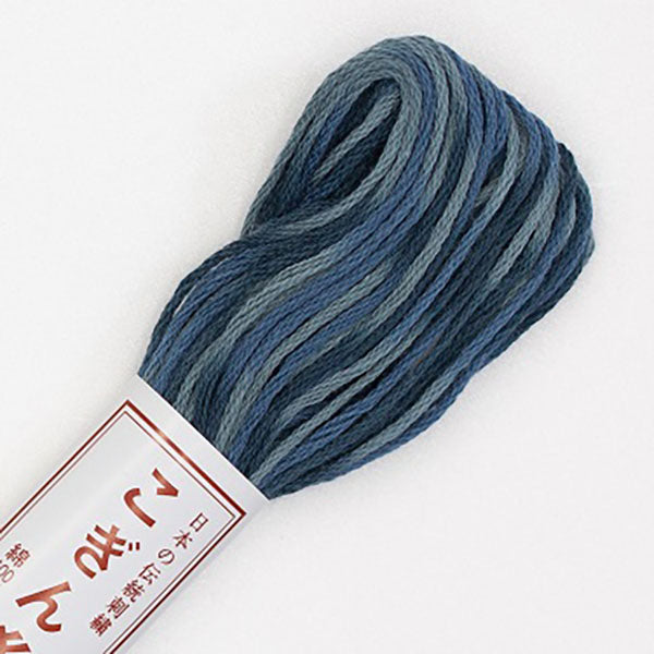 Sashiko Thread - Olympus Kogin - Variegated - 31 Blue-Gray