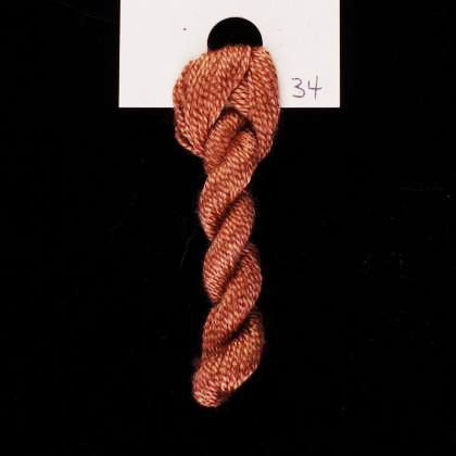 TREENWAY SILKS - Zen Shin (20/2) Silk Thread - # 0034 Spiced Cognac
