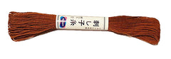 Sashiko Thread - Olympus 20m - Solid Color - # 03 Brown