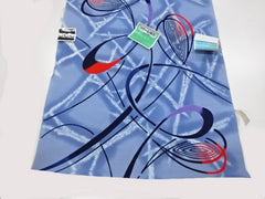 Yukata Fabric - 741 - Abstract Swirl - Blue