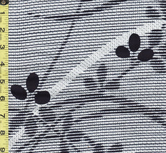 Yukata Fabric - 606 - Bush Clover - Indigo - By the Half Yard