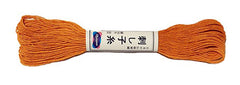 Sashiko Thread - Olympus 20m - Solid Color - # 04 Pumpkin