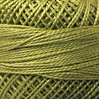 Presencia Perle Cotton - Size 8 - 5229 MEDIUM KHAKI GREEN