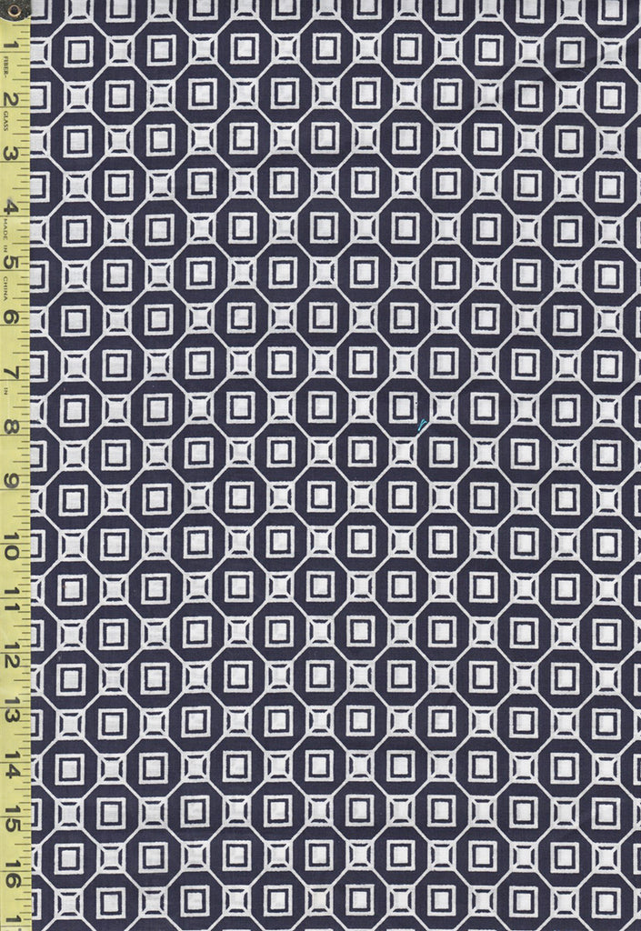 Yukata Fabric - 545 - Squares in Squares