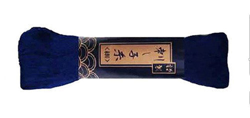 Sashiko Thread - Yokota Thin Weight - 170m Skein - # 06 Dark Navy / Indigo