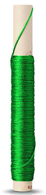 Soie et Silk Embroidery Floss - # 625 Green