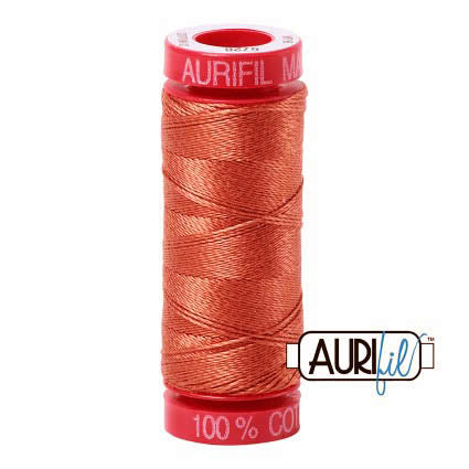 Aurifil 12wt Cotton Thread - 54 yards - 6728 Cinnabar