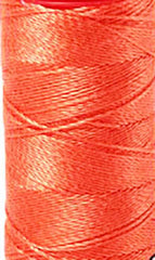 Aurifil 12wt Cotton Thread - 54 yards - 6729 Tangerine Dream