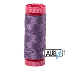 Aurifil 12wt Cotton Thread - 54 yards - 6735 Plumtastic