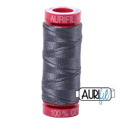 Aurifil 12wt Cotton Thread - 54 yards - 6736 Jedi