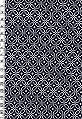 Yukata Fabric - 688 - Geometric Diamond Pinwheel - Indigo