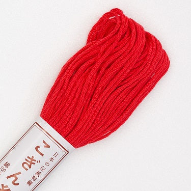 Sashiko Thread - Olympus Kogin - Solid Color - 700 Scarlet