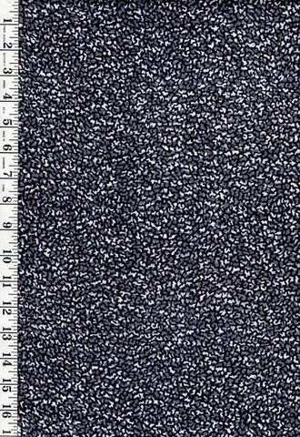 Yukata Fabric - 729 - Compact Abstract Pebbles - Indigo, Gray & Ivory