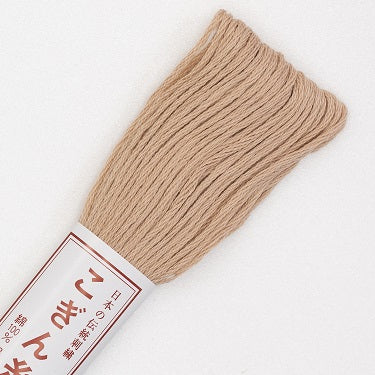 Sashiko Thread - Olympus Kogin - Solid Color - 733 Tan