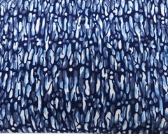 Yukata Fabric - 738 - Abstract Drops - Indigo & Blue