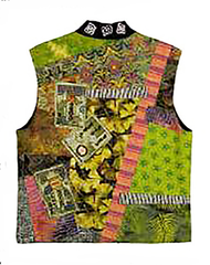 Wearables - Christine Barnes - Kimono Collage Vest