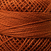 Presencia Perle Cotton - Size 8 - 7580 RED COPPER
