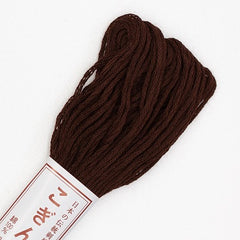 Sashiko Thread - Olympus Kogin - Solid Color - 778 Dark Chocolate