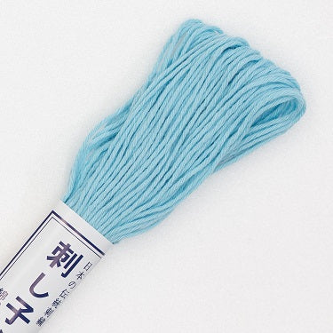 Sashiko Thread Daruma 100% Cotton Thread for Sashiko Stitching, Big Stitch  Quilting, Hand Embroidery SKY BLUE 26 